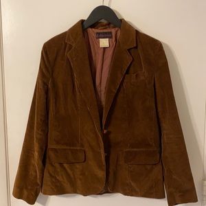 Brown suit jacket